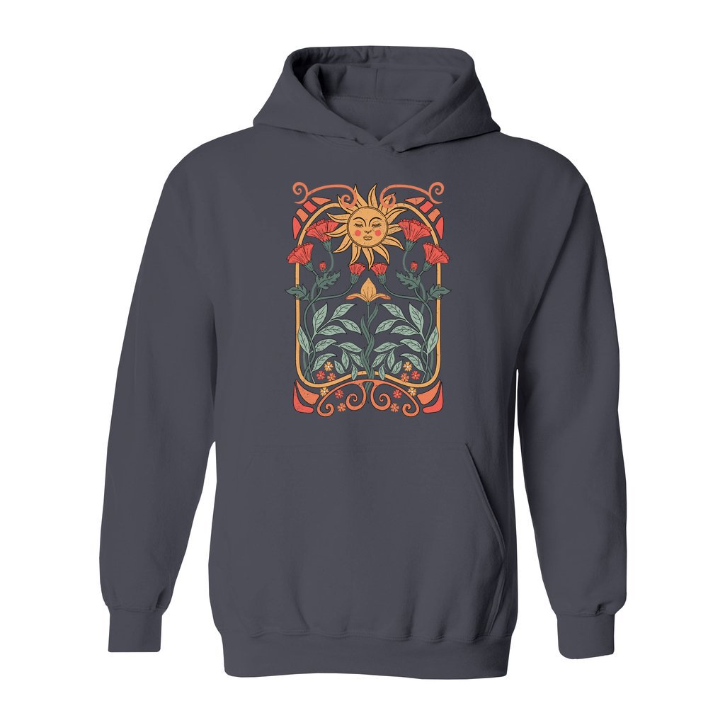 Boho Floral Art Nouveau Hoodie - Rue Mentana