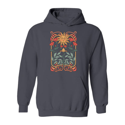 Boho Floral Art Nouveau Hoodie - Rue Mentana