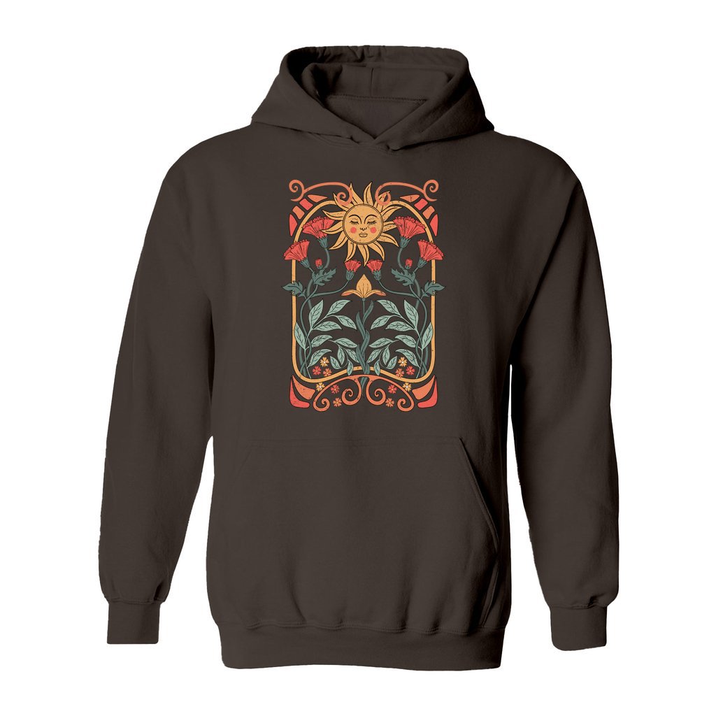 Boho Floral Art Nouveau Hoodie - Rue Mentana