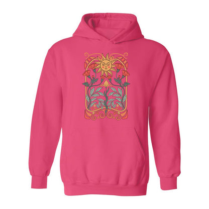 Boho Floral Art Nouveau Hoodie - Rue Mentana