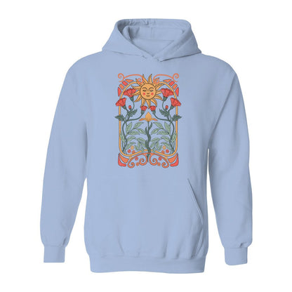 Boho Floral Art Nouveau Hoodie - Rue Mentana