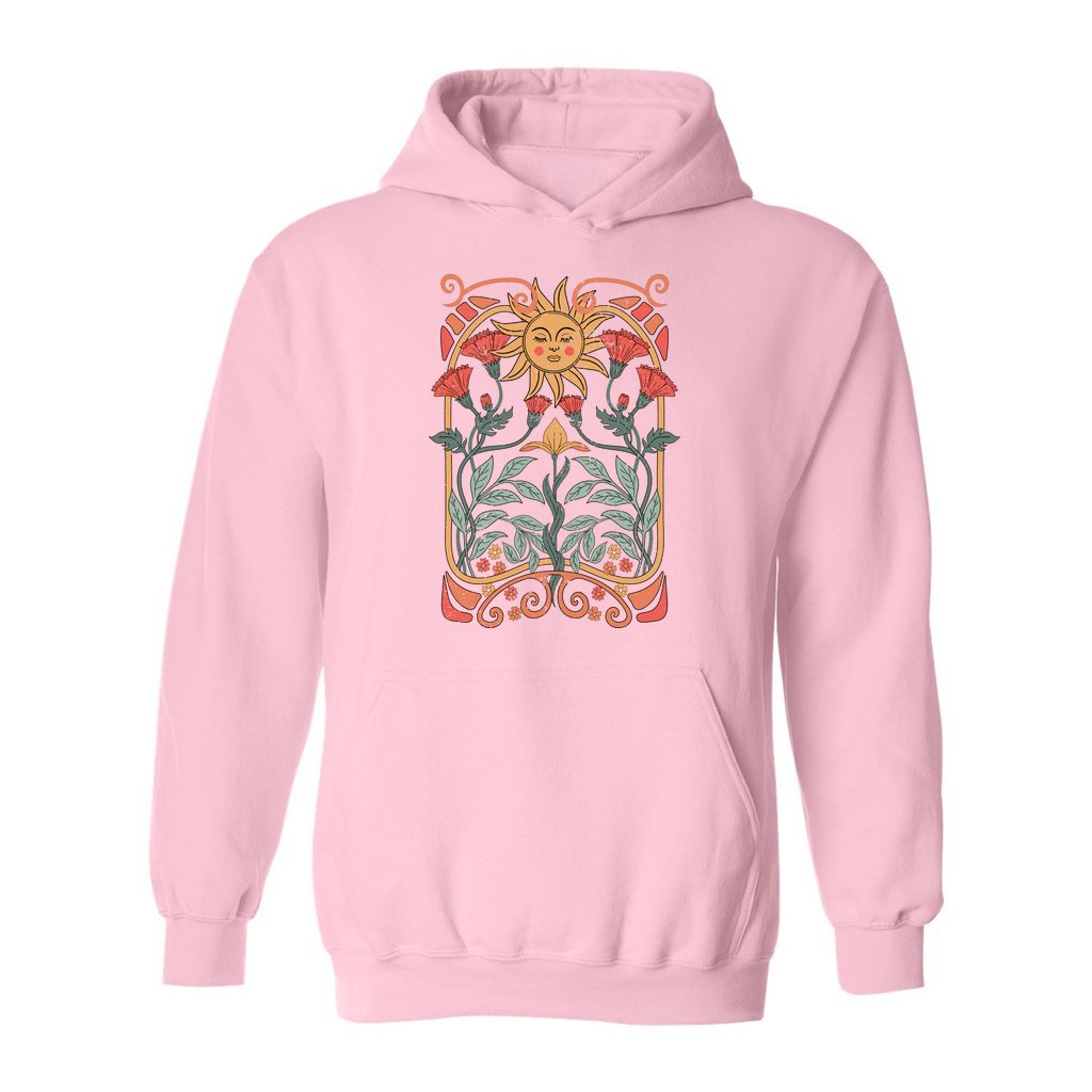 Boho Floral Art Nouveau Hoodie - Rue Mentana