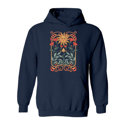 Boho Floral Art Nouveau Hoodie - Rue Mentana