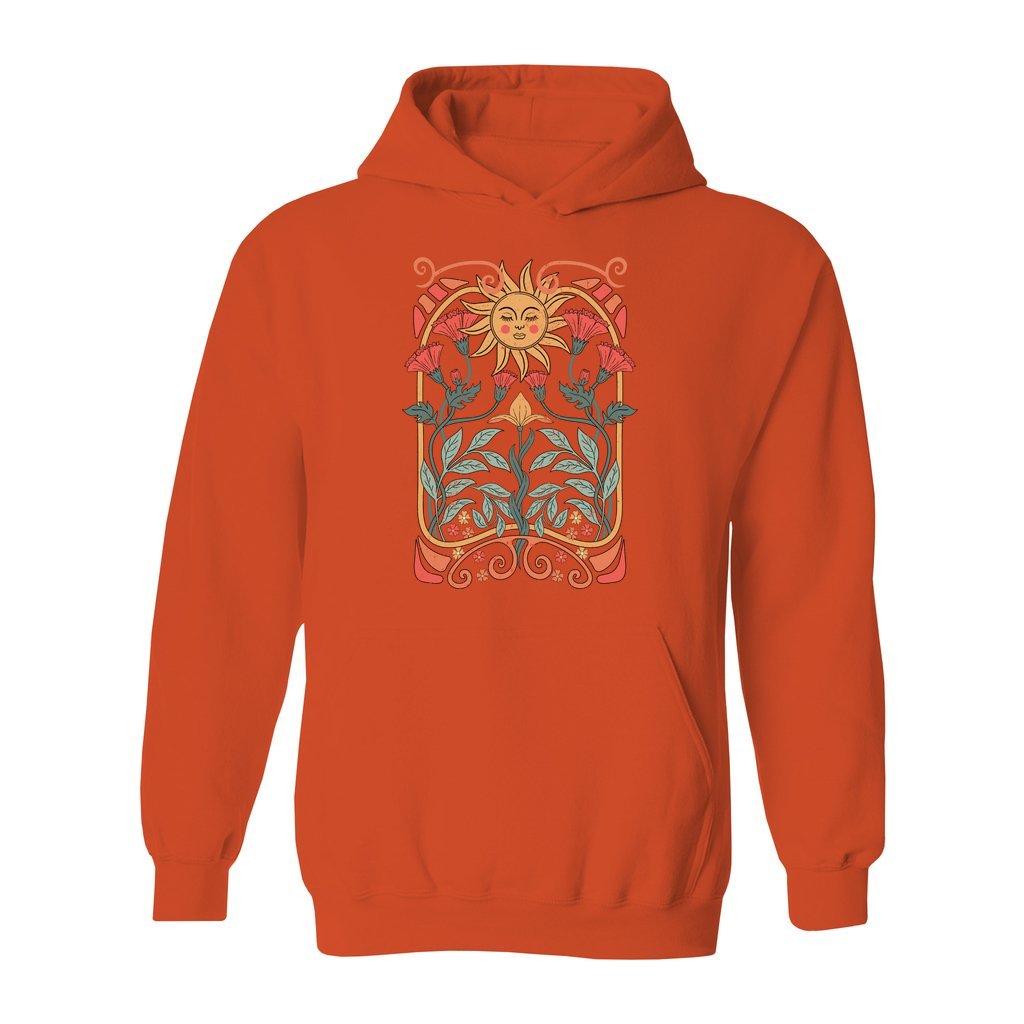 Boho Floral Art Nouveau Hoodie - Rue Mentana