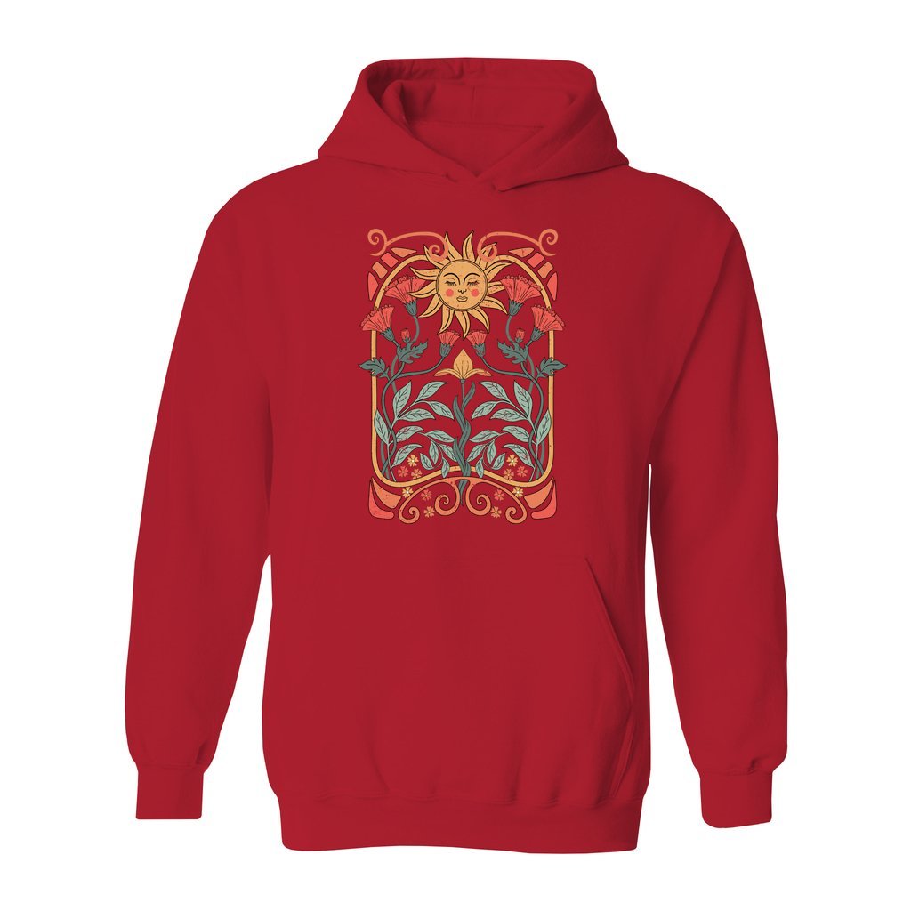 Boho Floral Art Nouveau Hoodie - Rue Mentana