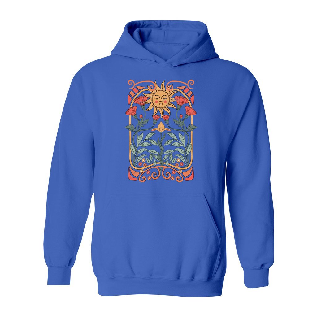 Boho Floral Art Nouveau Hoodie - Rue Mentana