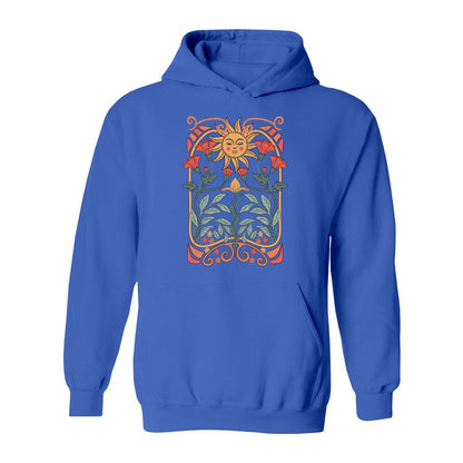 Boho Floral Art Nouveau Hoodie - Rue Mentana