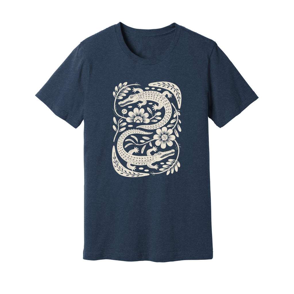 Floral Crocodiles T-Shirt - Rue Mentana