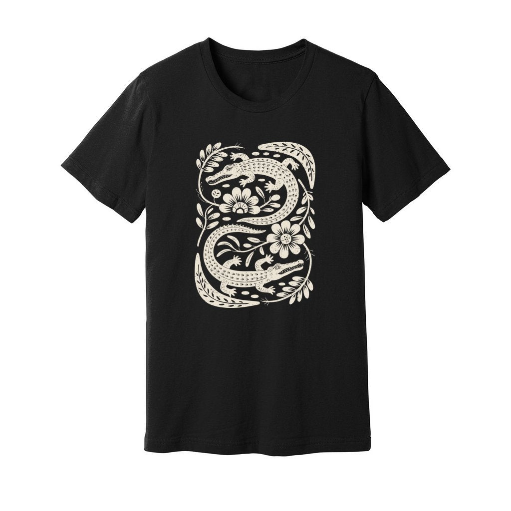 Floral Crocodiles T-Shirt - Rue Mentana