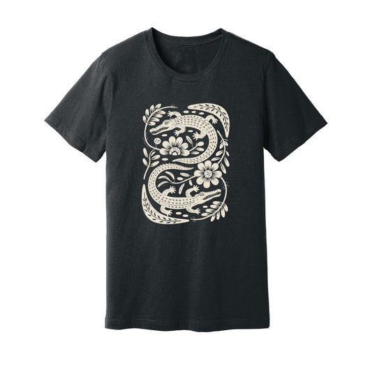 Floral Crocodiles T-Shirt - Rue Mentana