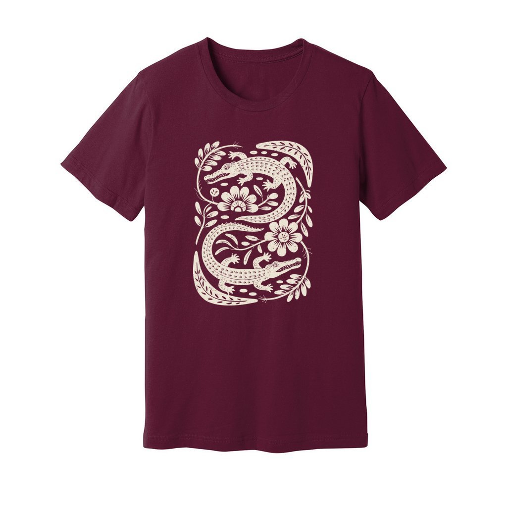 Floral Crocodiles T-Shirt - Rue Mentana