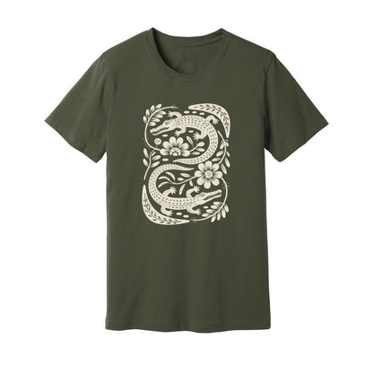 Floral Crocodiles T-Shirt - Rue Mentana