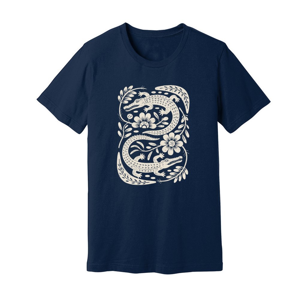 Floral Crocodiles T-Shirt - Rue Mentana
