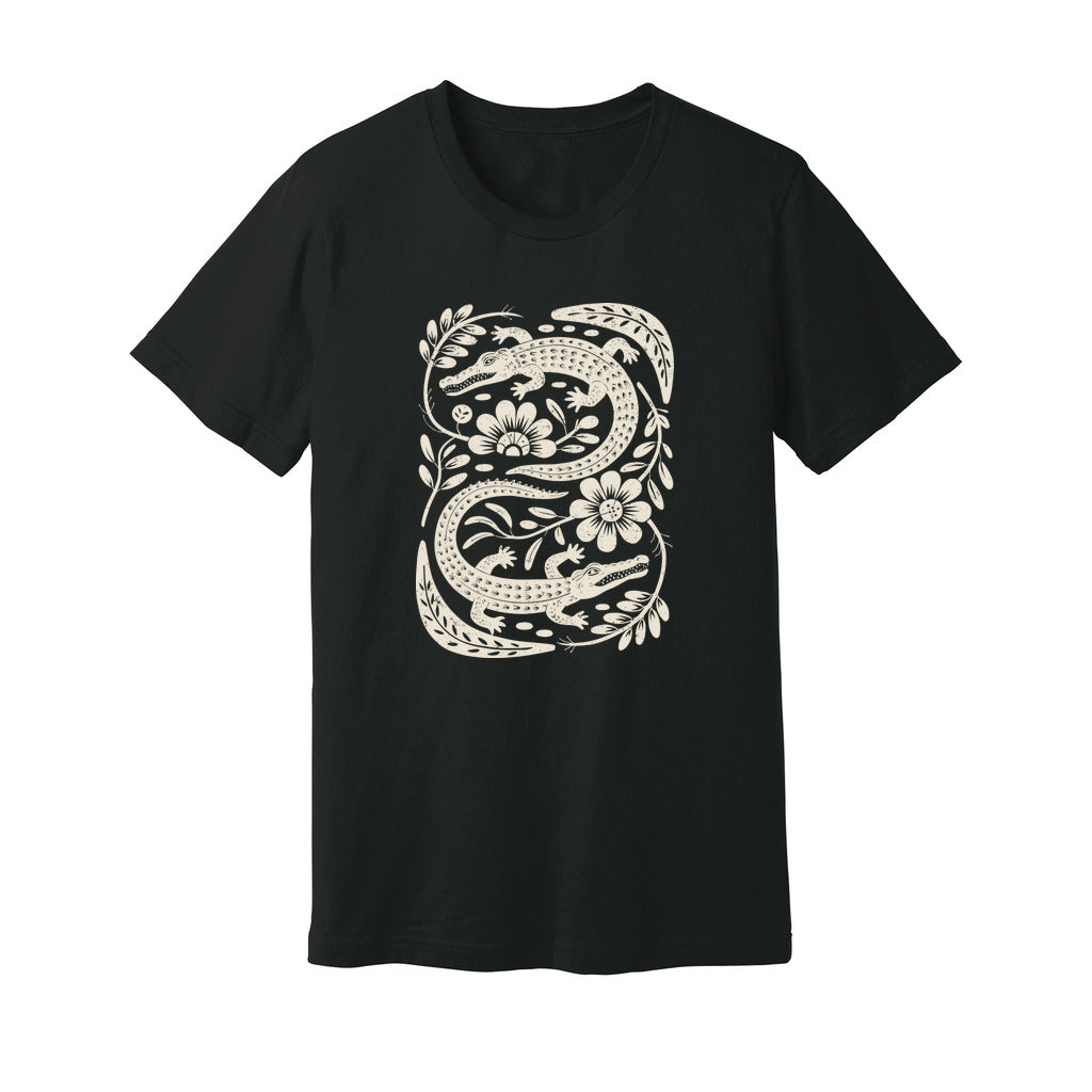 Floral Crocodiles T-Shirt - Rue Mentana