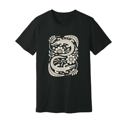 Floral Crocodiles T-Shirt - Rue Mentana