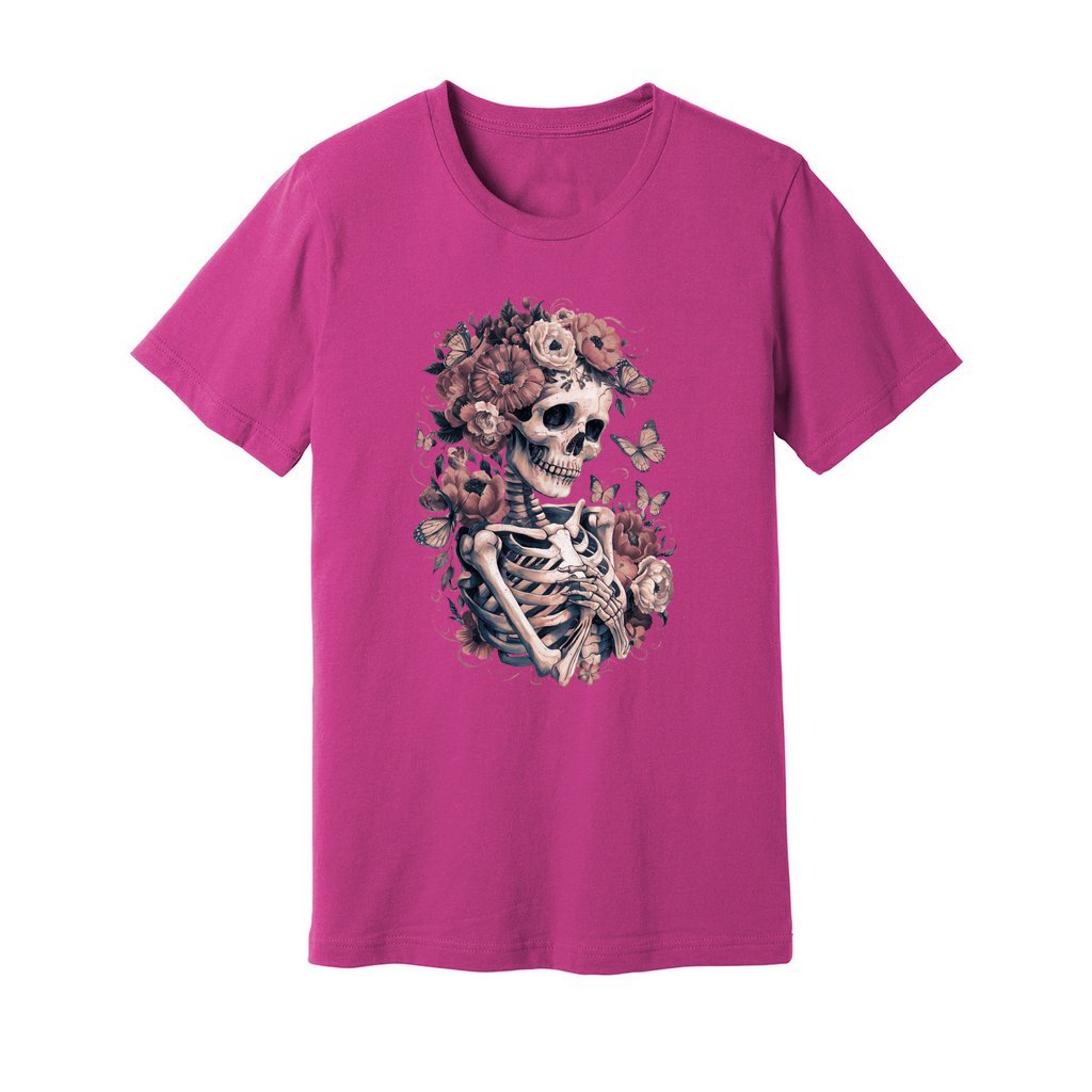 Skeleton Boho Floral T-Shirt - Rue Mentana