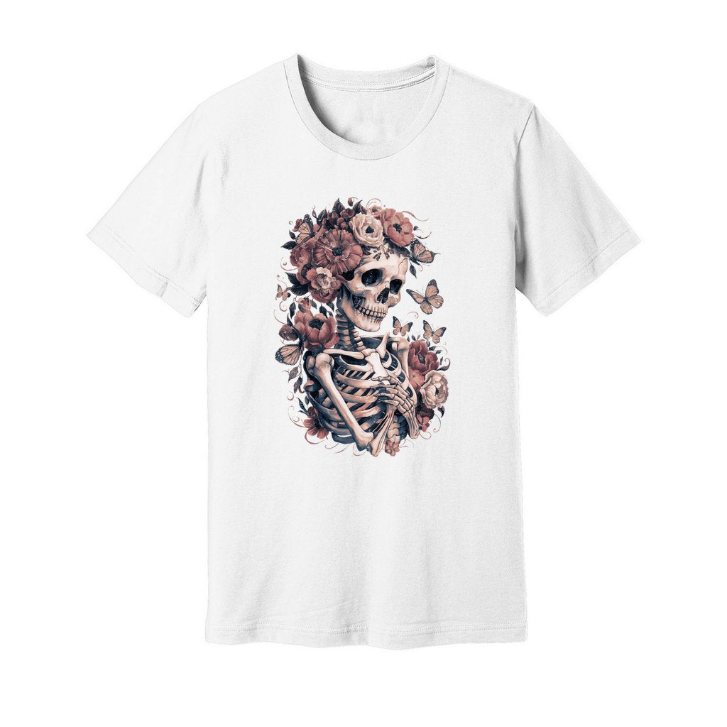 Skeleton Boho Floral T-Shirt - Rue Mentana