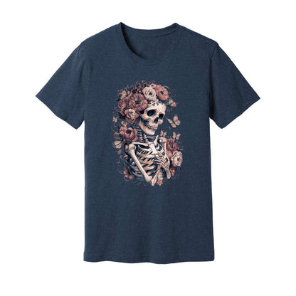 Skeleton Boho Floral T-Shirt - Rue Mentana