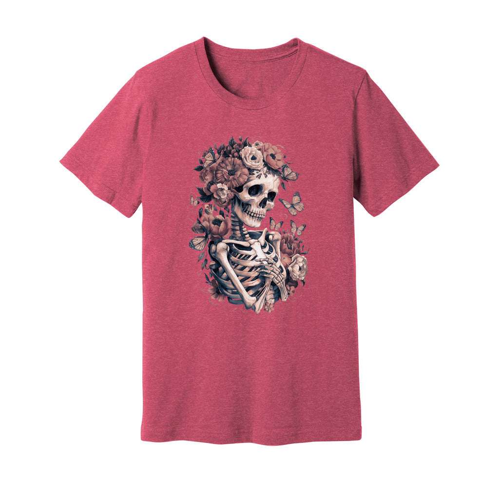 Skeleton Boho Floral T-Shirt - Rue Mentana