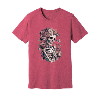 Skeleton Boho Floral T-Shirt - Rue Mentana