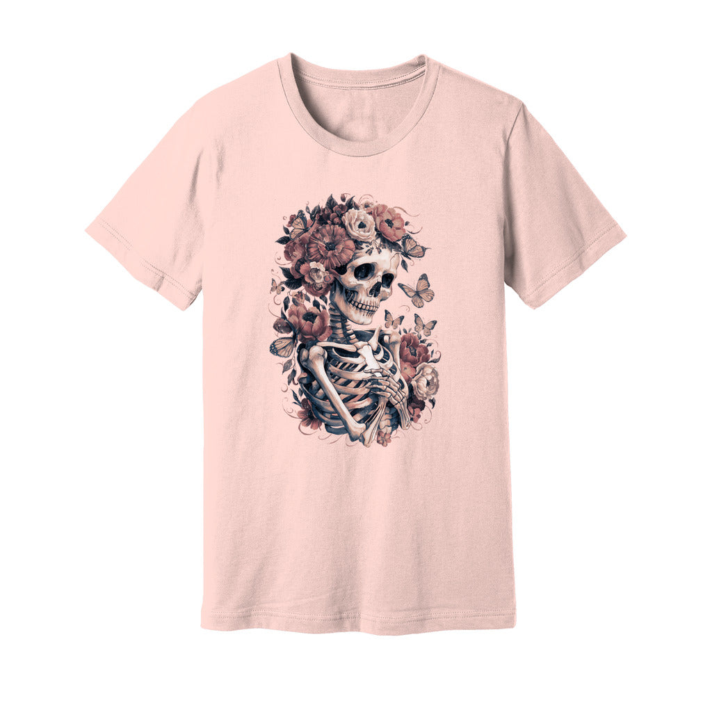 Skeleton Boho Floral T-Shirt - Rue Mentana