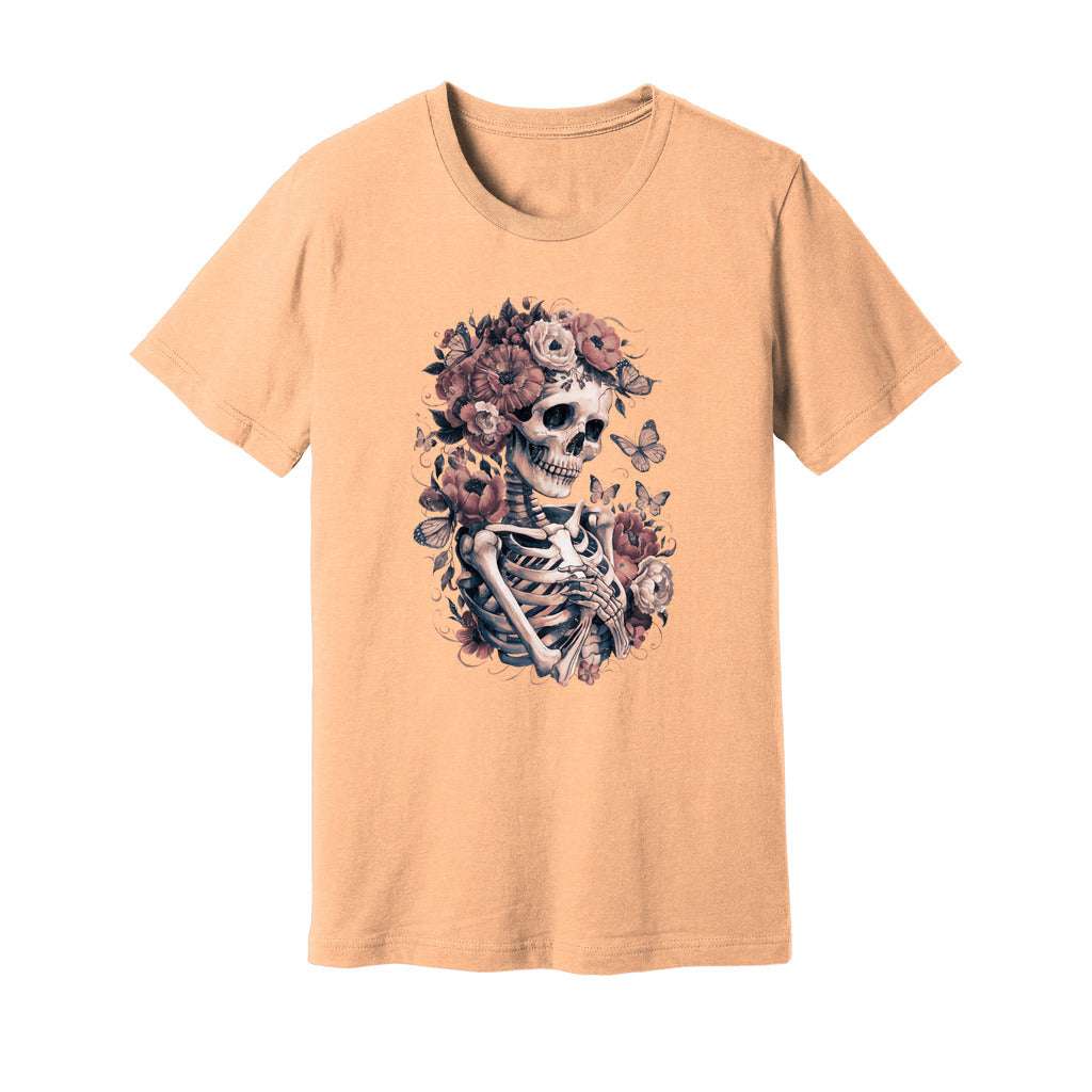 Skeleton Boho Floral T-Shirt - Rue Mentana