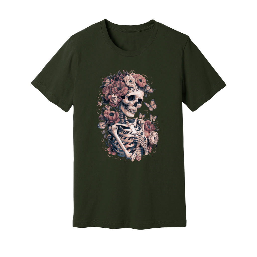 Skeleton Boho Floral T-Shirt - Rue Mentana