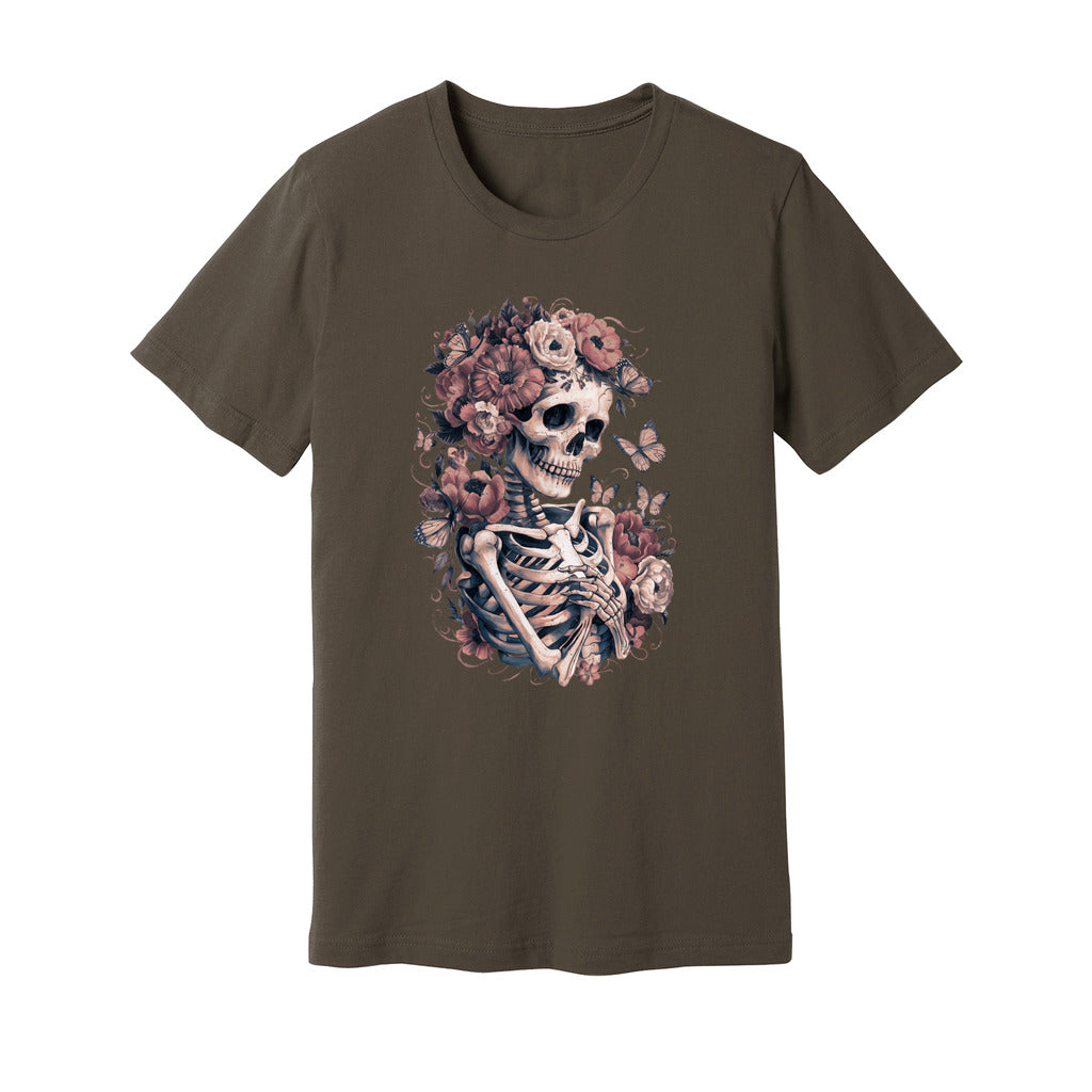 Skeleton Boho Floral T-Shirt - Rue Mentana