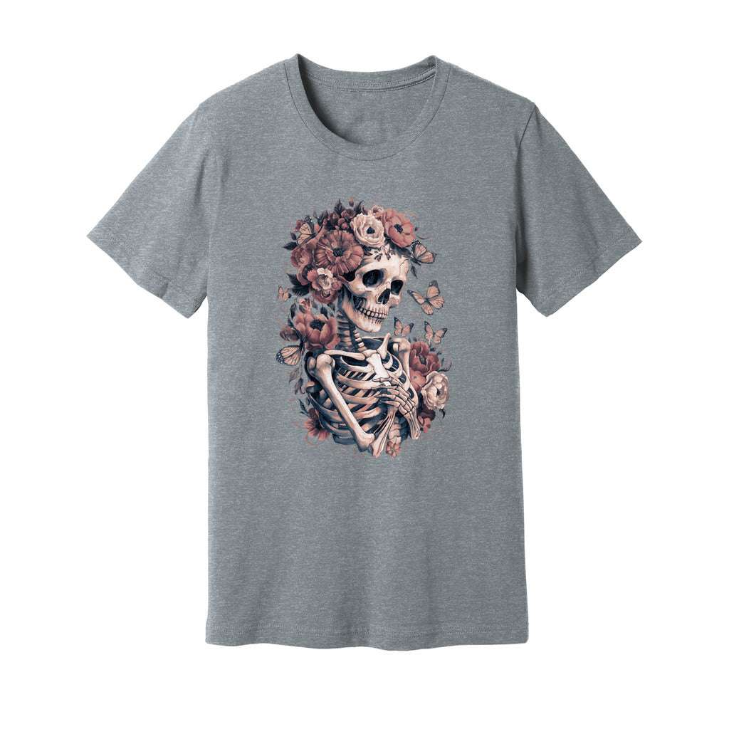 Skeleton Boho Floral T-Shirt - Rue Mentana
