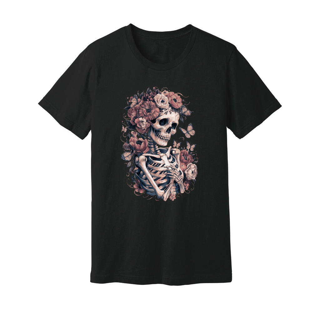 Skeleton Boho Floral T-Shirt - Rue Mentana