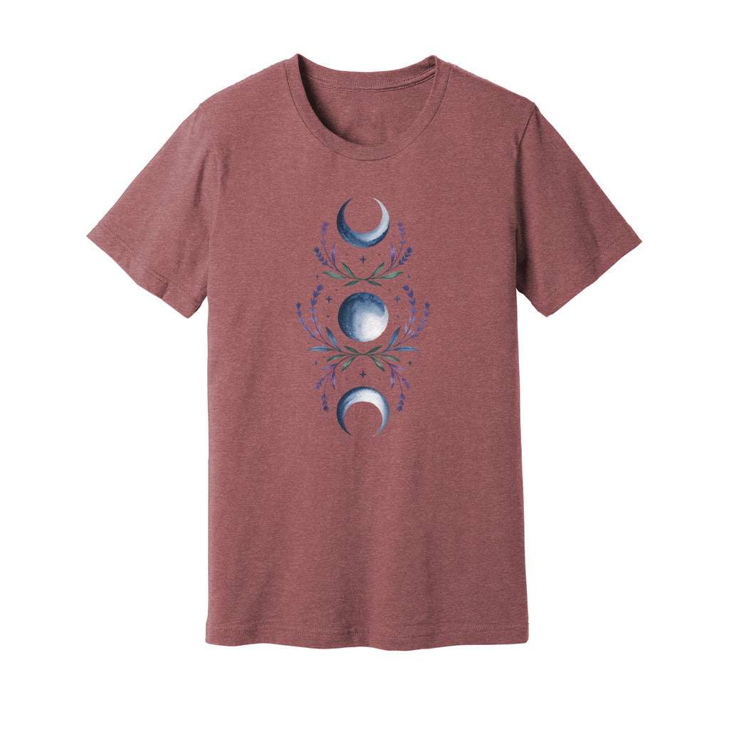 Moon Phases Lavender T-Shirt - Rue Mentana