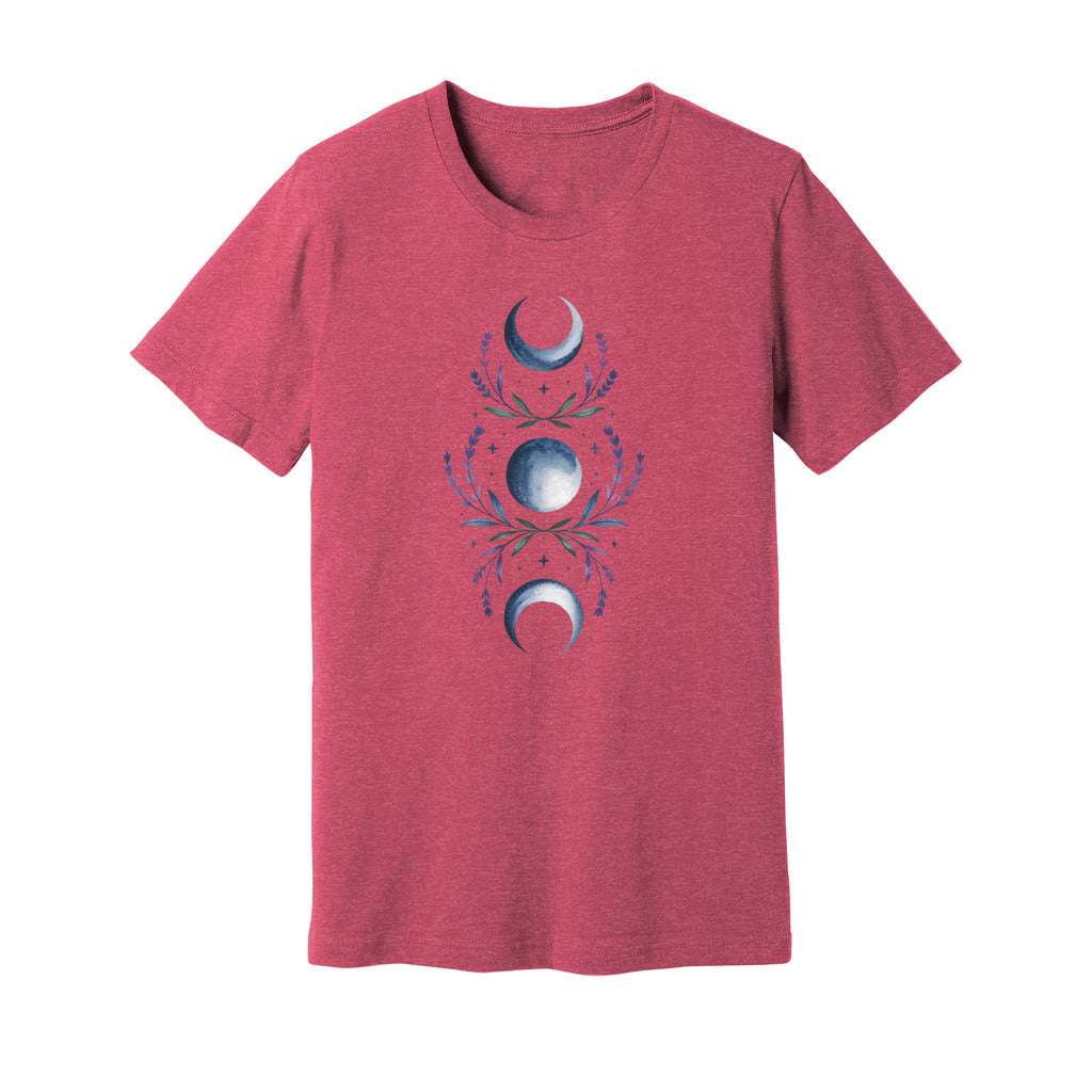 Moon Phases Lavender T-Shirt - Rue Mentana