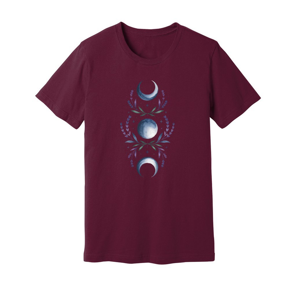 Moon Phases Lavender T-Shirt - Rue Mentana