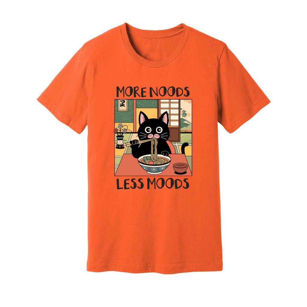 More Noods Less Moods T-Shirt - Rue Mentana