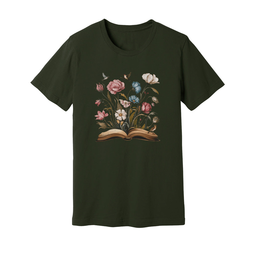 Book Floral T-Shirt - Rue Mentana