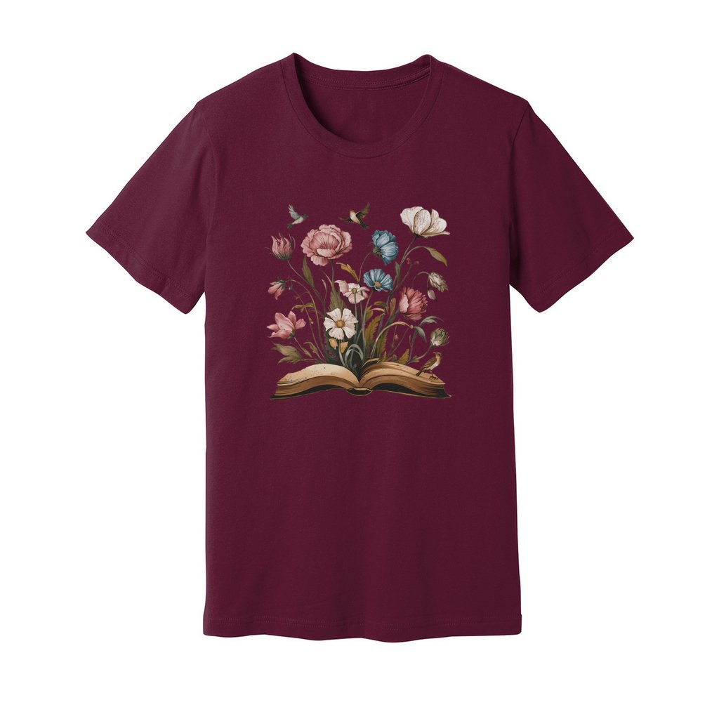 Book Floral T-Shirt - Rue Mentana