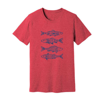 Boho Fish Pattern T-Shirt - Rue Mentana
