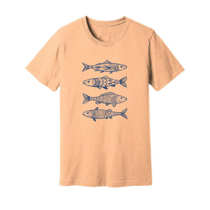Boho Fish Pattern T-Shirt - Rue Mentana