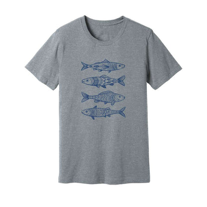 Boho Fish Pattern T-Shirt - Rue Mentana