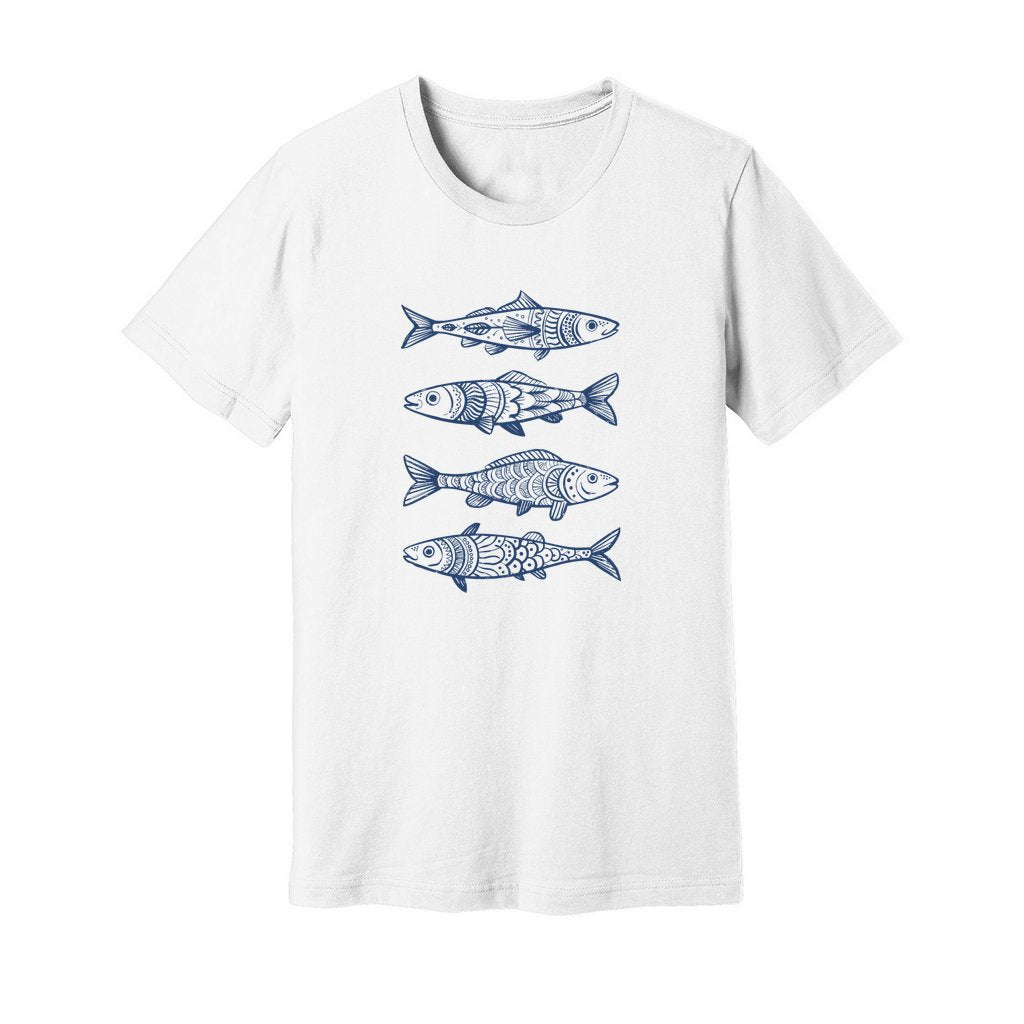 Boho Fish Pattern T-Shirt - Rue Mentana