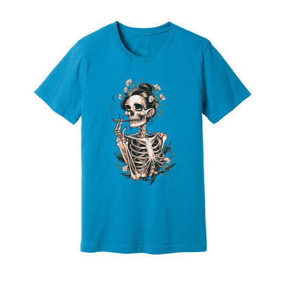 Sassy Skeleton Boho Floral T-Shirt - Rue Mentana
