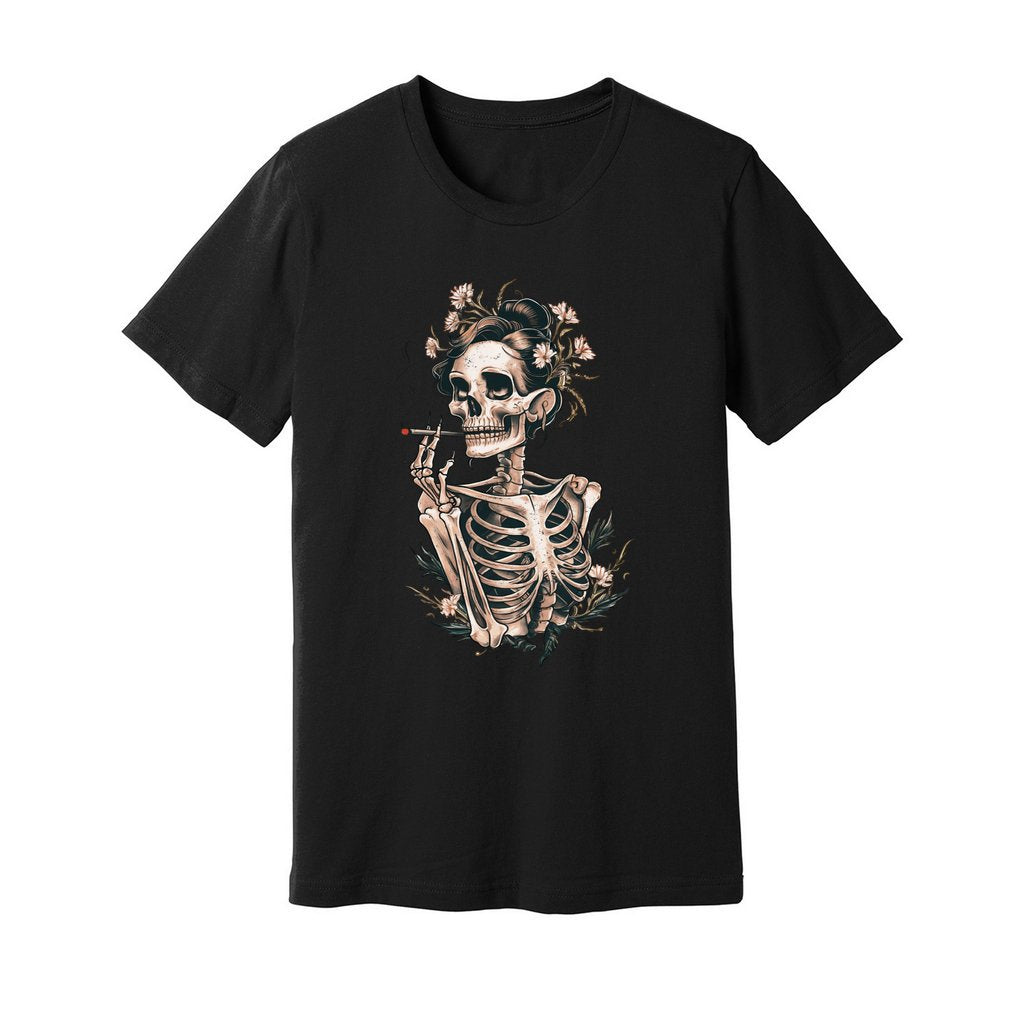 Sassy Skeleton Boho Floral T-Shirt - Rue Mentana