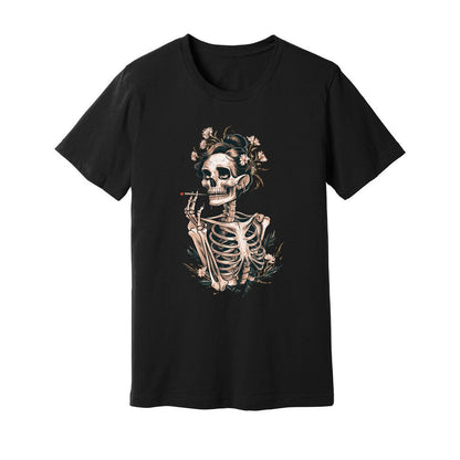 Sassy Skeleton Boho Floral T-Shirt - Rue Mentana