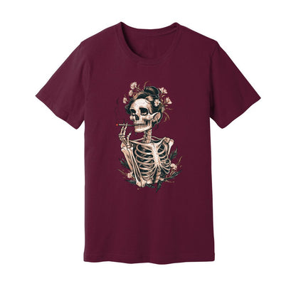 Sassy Skeleton Boho Floral T-Shirt - Rue Mentana
