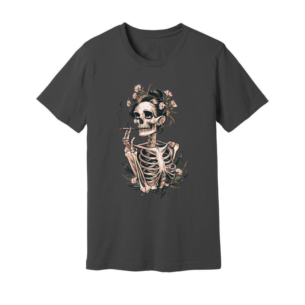 Sassy Skeleton Boho Floral T-Shirt - Rue Mentana