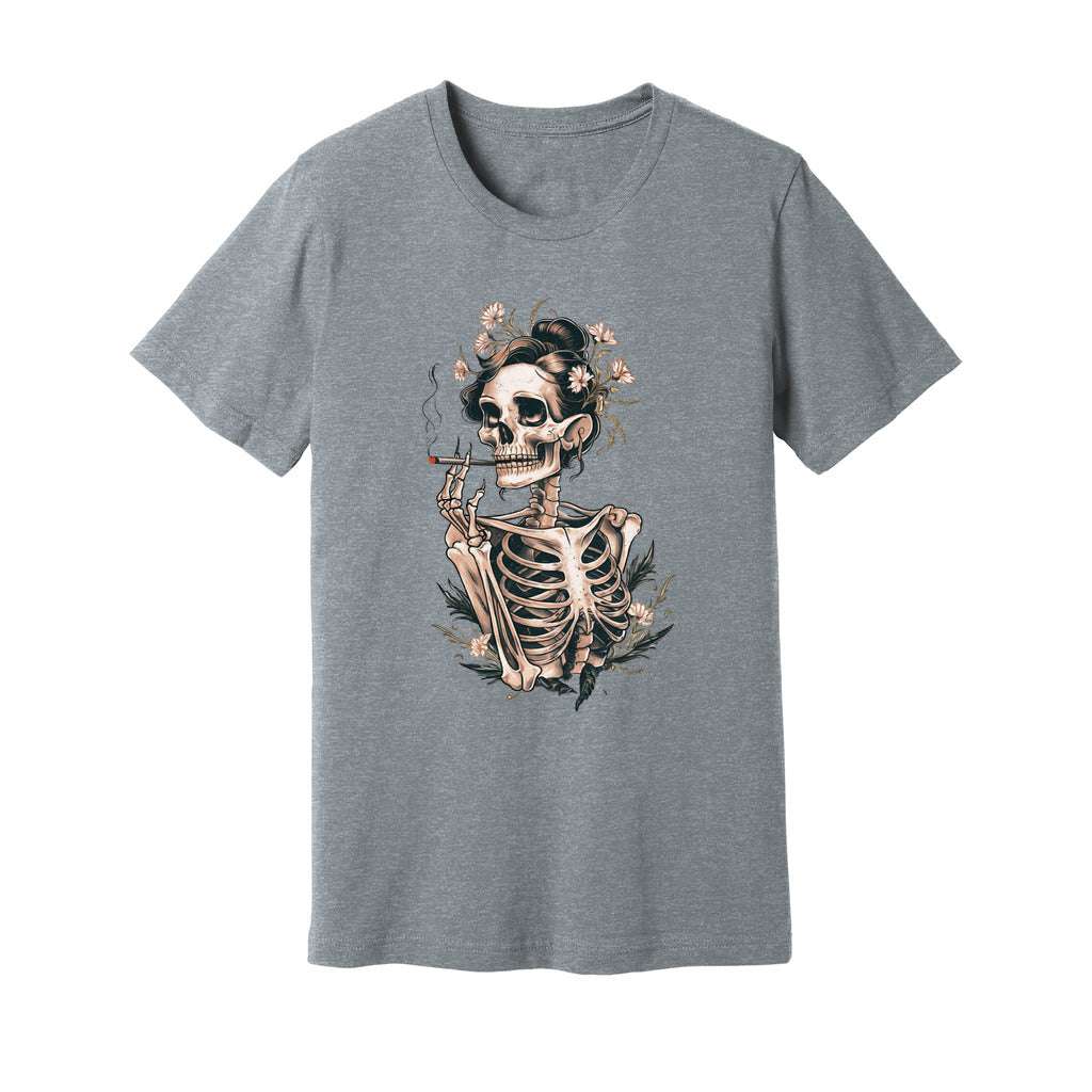 Sassy Skeleton Boho Floral T-Shirt - Rue Mentana