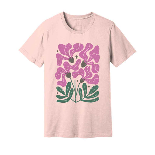 Boho Pink Flower T-Shirt