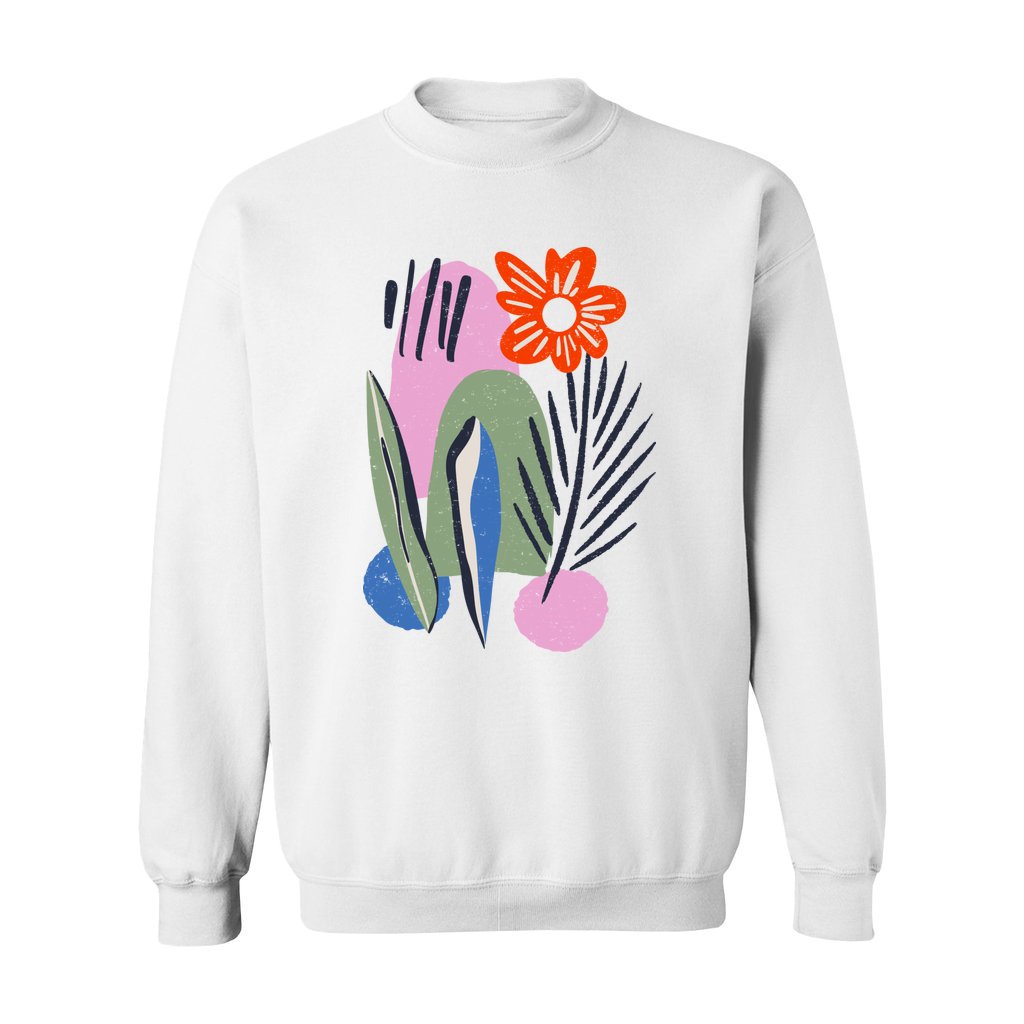 Minimal Floral Sweatshirt - Rue Mentana