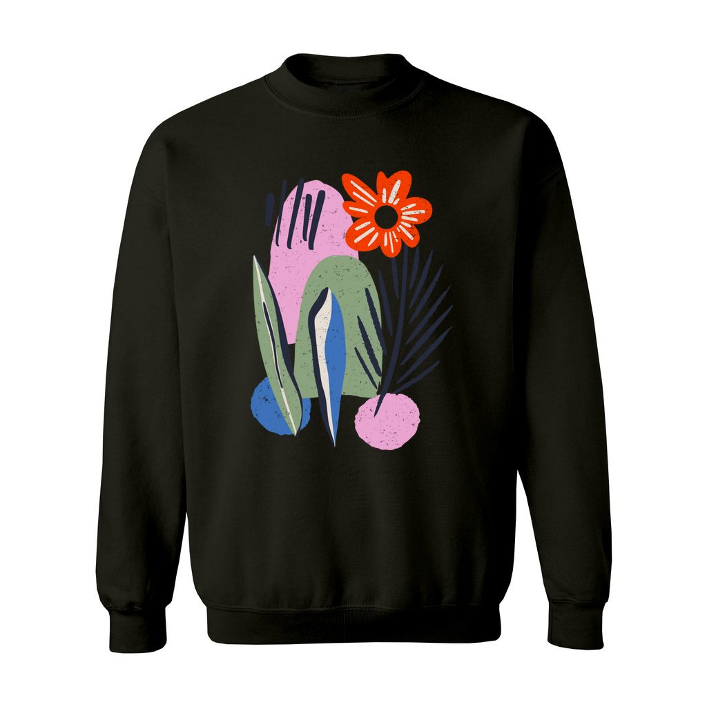 Minimal Floral Sweatshirt - Rue Mentana