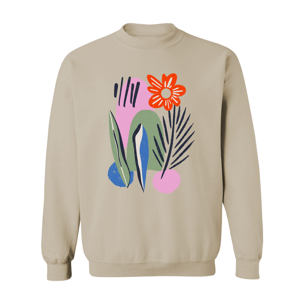 Minimal Floral Sweatshirt - Rue Mentana